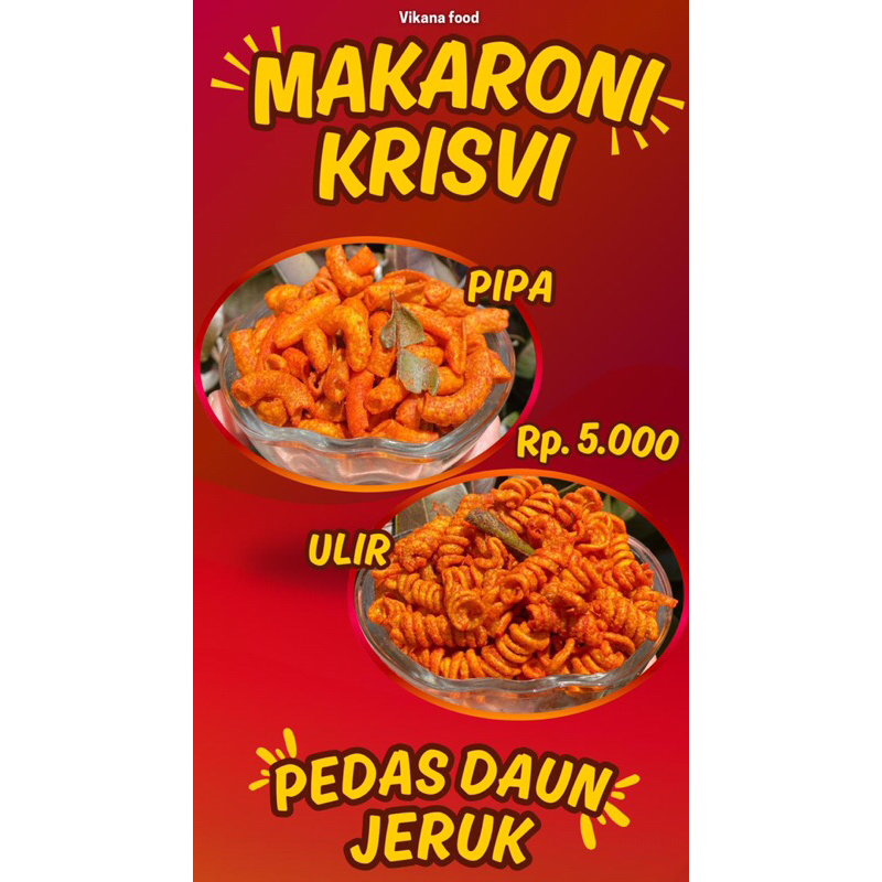 

makaroni pedas daun jeruk | Makaroni krisvi | Macaroni Pedas hot