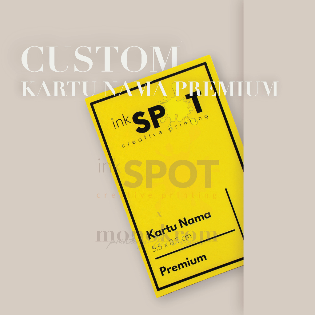 

Cetak Kartu Nama Premium - 2 Muka