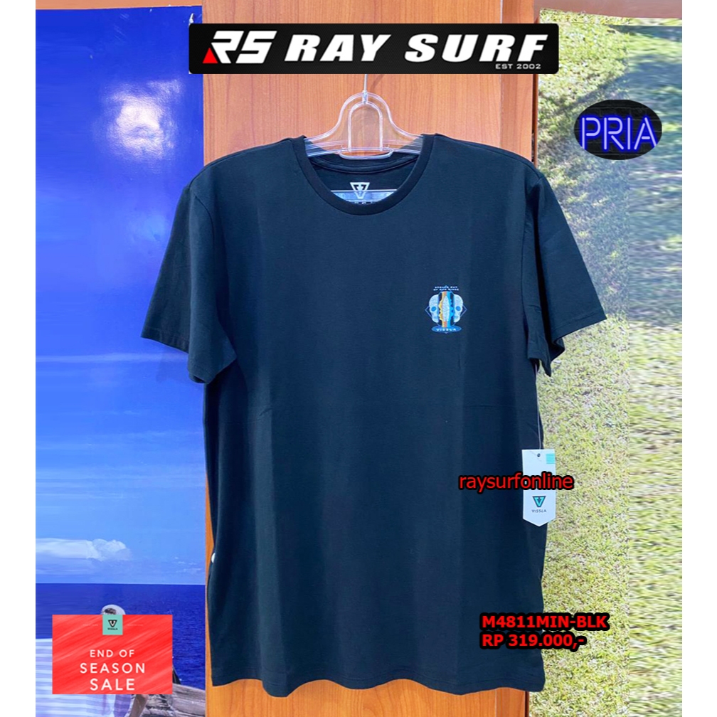 RAYSURF VISSLA SALE T-SHIRT PRIA M4811MIN-BLK ORIGINAL