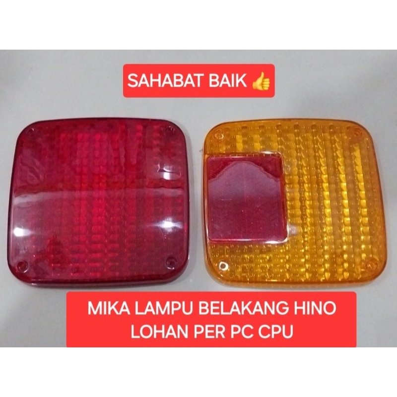 MIKA LAMPU BELAKANG MOBIL TRUK HINO RANGER LOHAN MERAH AMBER CPU per pc