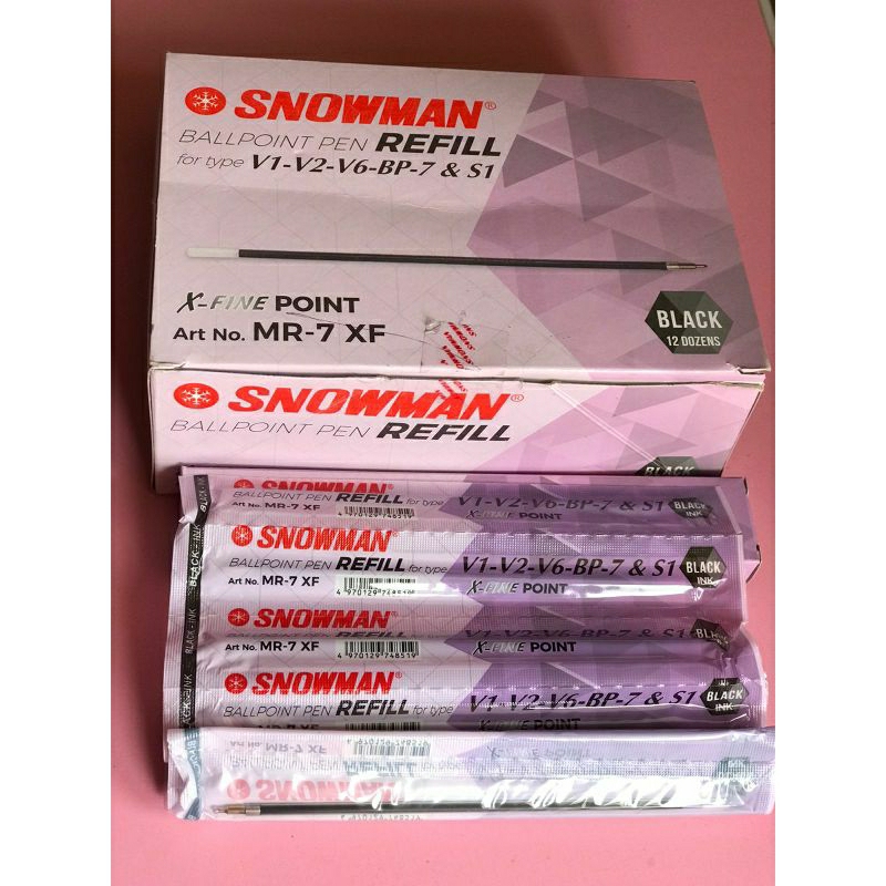 

Refill ballpoint standard hitam 1pack isi 12pc