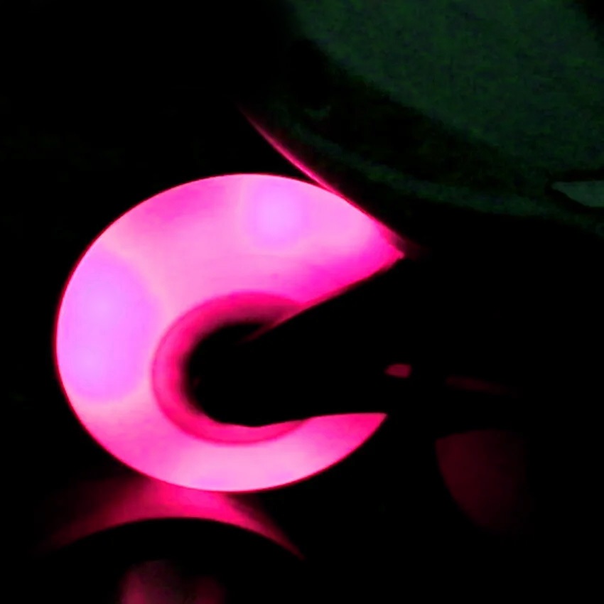 Ban sepatu roda 80mm Nyala PINK LED Inline skate karet 80 mm 85A