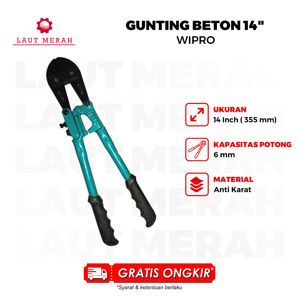 GUNTING BETON 14 INCH WIPRO