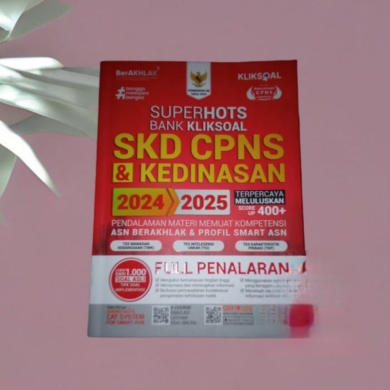 buku super host bank klik soal SKD CPNS & KEDINASAN  2024/2025