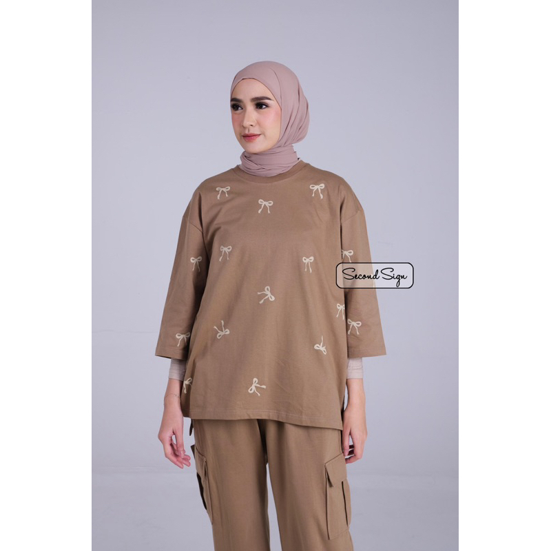 Second Sign Cerry Oversize - Kaos Oversize simple