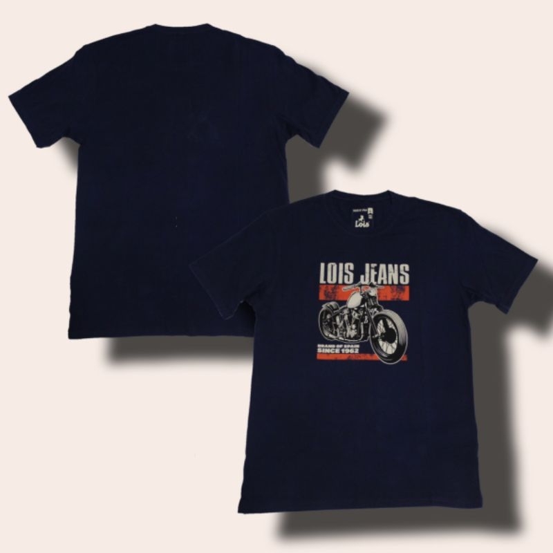 LOIS JEANS  - TSHIRT - KAOS CASUAL PRIA - LENGAN PENDEK - 100% ORIGINAL - REGULER FIT