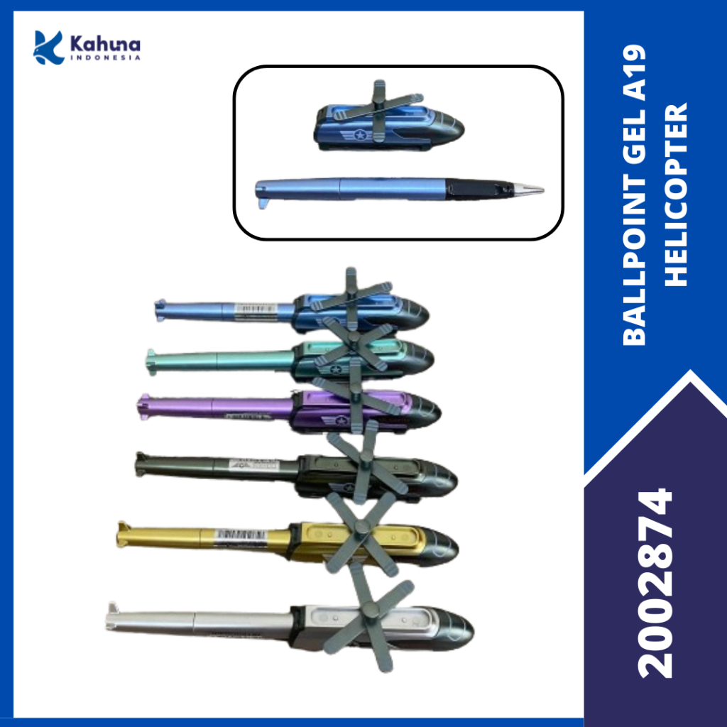 

BALLPOINT/BOLPEN/PULPEN PESAWAT MAINAN HELLICOPTER A-19 [2002874]