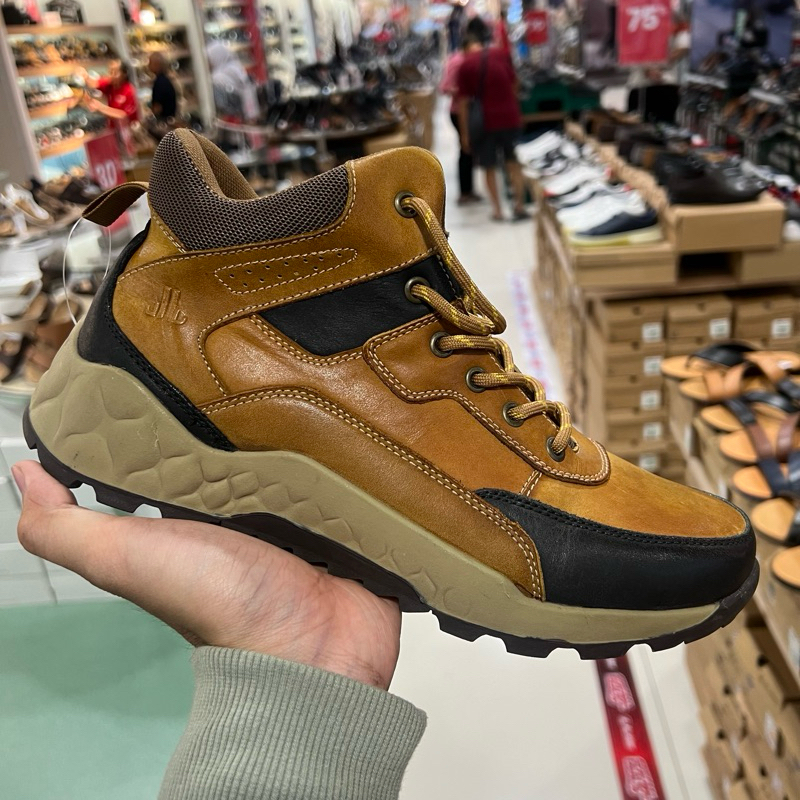 Jim Joker sepatu boots casual pria full kulit premium BIG SALE 39-44