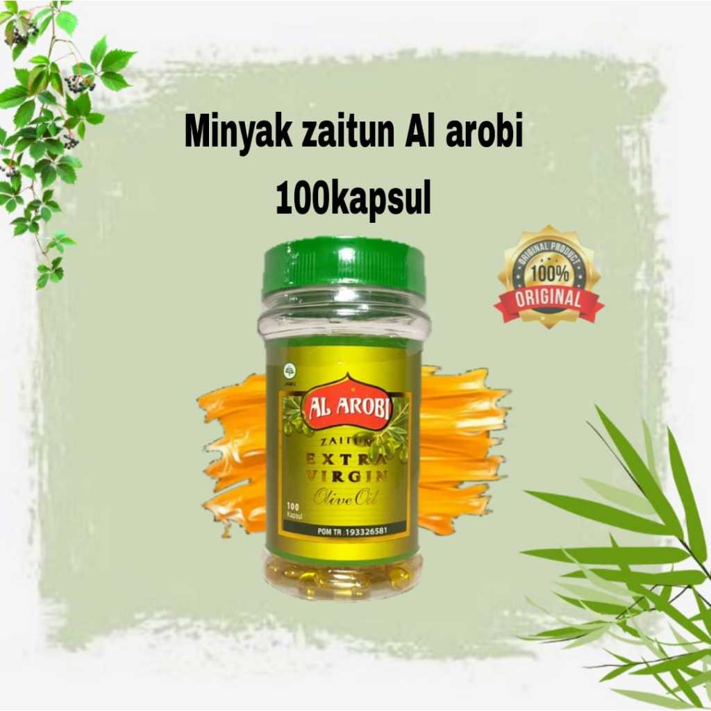 Kapsul Minyak Zaitun Al Arobi Jaitun Asli Murni 100 Kapsul
