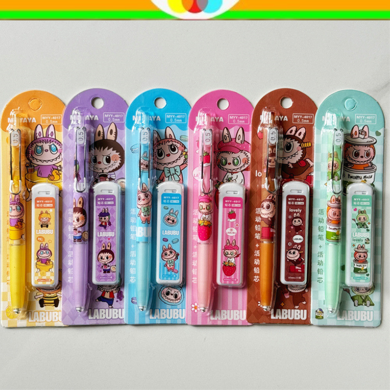 

SKM|PENSIL MEKANIK LABUBU + REFILL ISI LABUBU | LABUBU PENCIL REFILL |SET PENSIL MEKANIK DAN ISI PENSIL CAPYBARA | LABUBU MACARON POPMART | KASINGLUNG | RABUBU