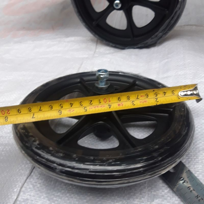New 6/8inch Roda Depan Kursi Roda / Roda Kursi Roda Ban Mati Kursi Roda / Roda Depan Kursi Roda
