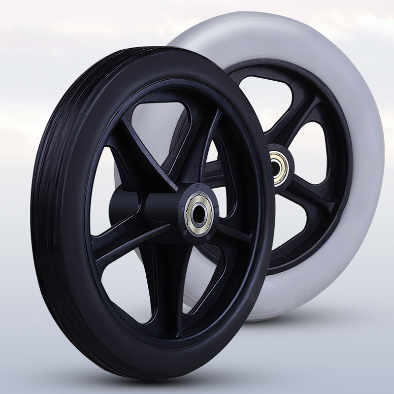 New 6/8inch Roda Depan Kursi Roda / Roda Kursi Roda Ban Mati Kursi Roda / Roda Depan Kursi Roda