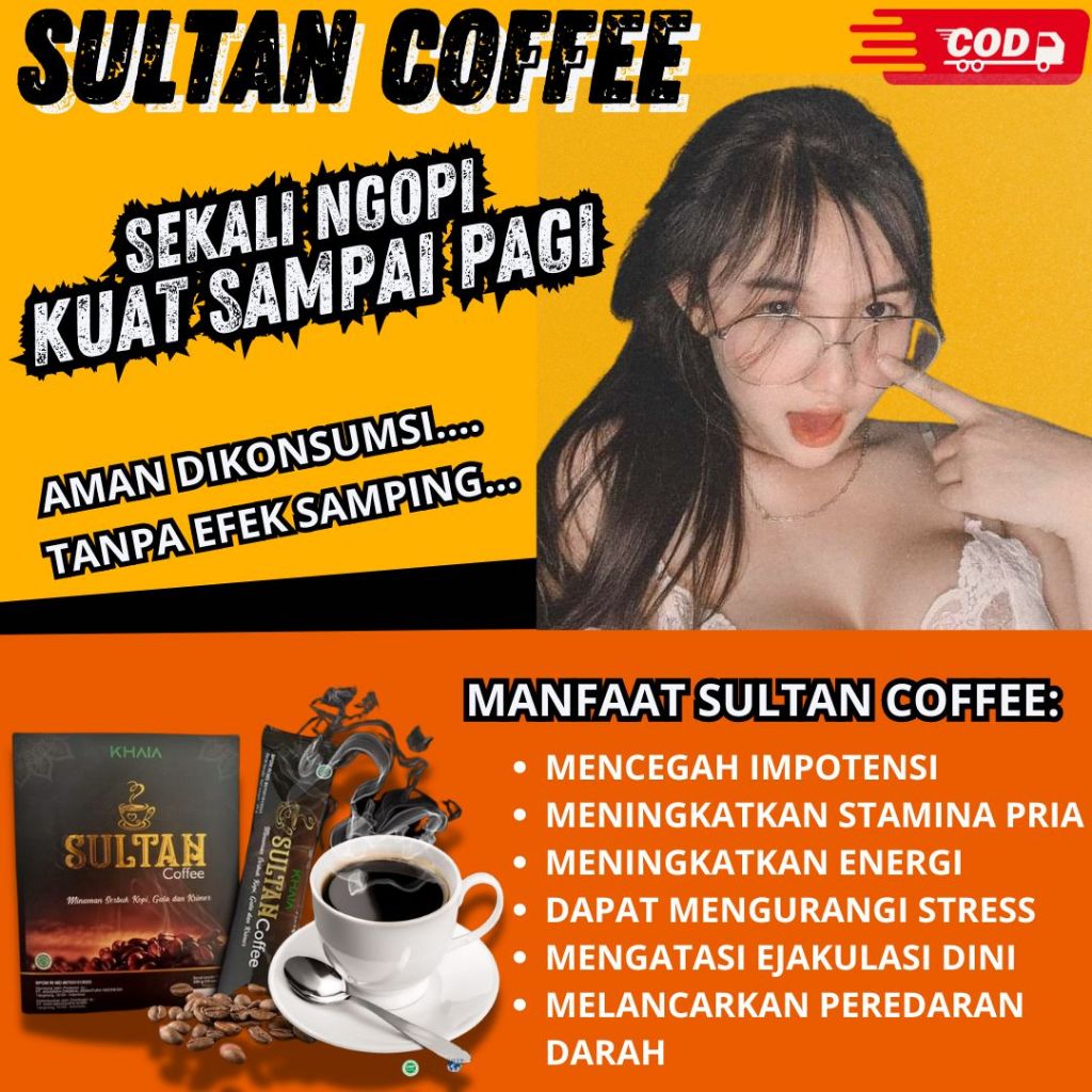 

BISA COD Kopi Stamina Sultan Co 100% Original Premium, Kopi Kuat Pria Tahan Lama Berizin BPOM Tanpa Efek Samping, Penambah Stamina Pria Dewasa, Penambah Gairah, Penyubur Sperma, Kopi Kuat Berjam Jam Atasi Lemah Syahwat Ejakulasi Dini Anti Loyo