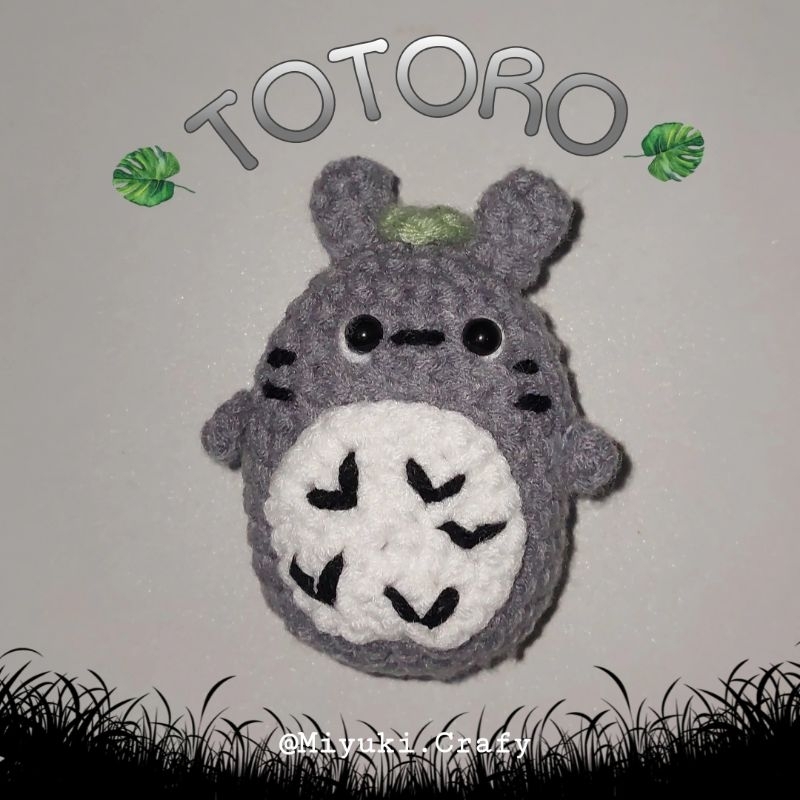 amigurumi Totoro/gantungan kunci Totoro