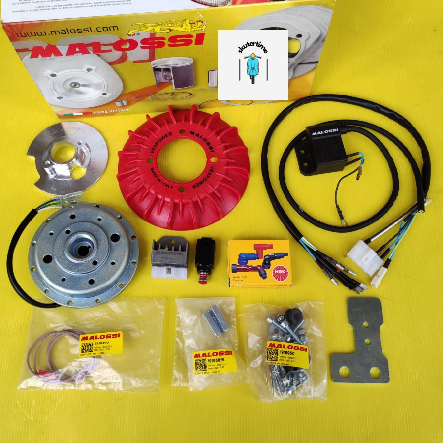 Pengapian Set Malossi Vespower Cone 19 Untuk Vespa Smallframe PTS