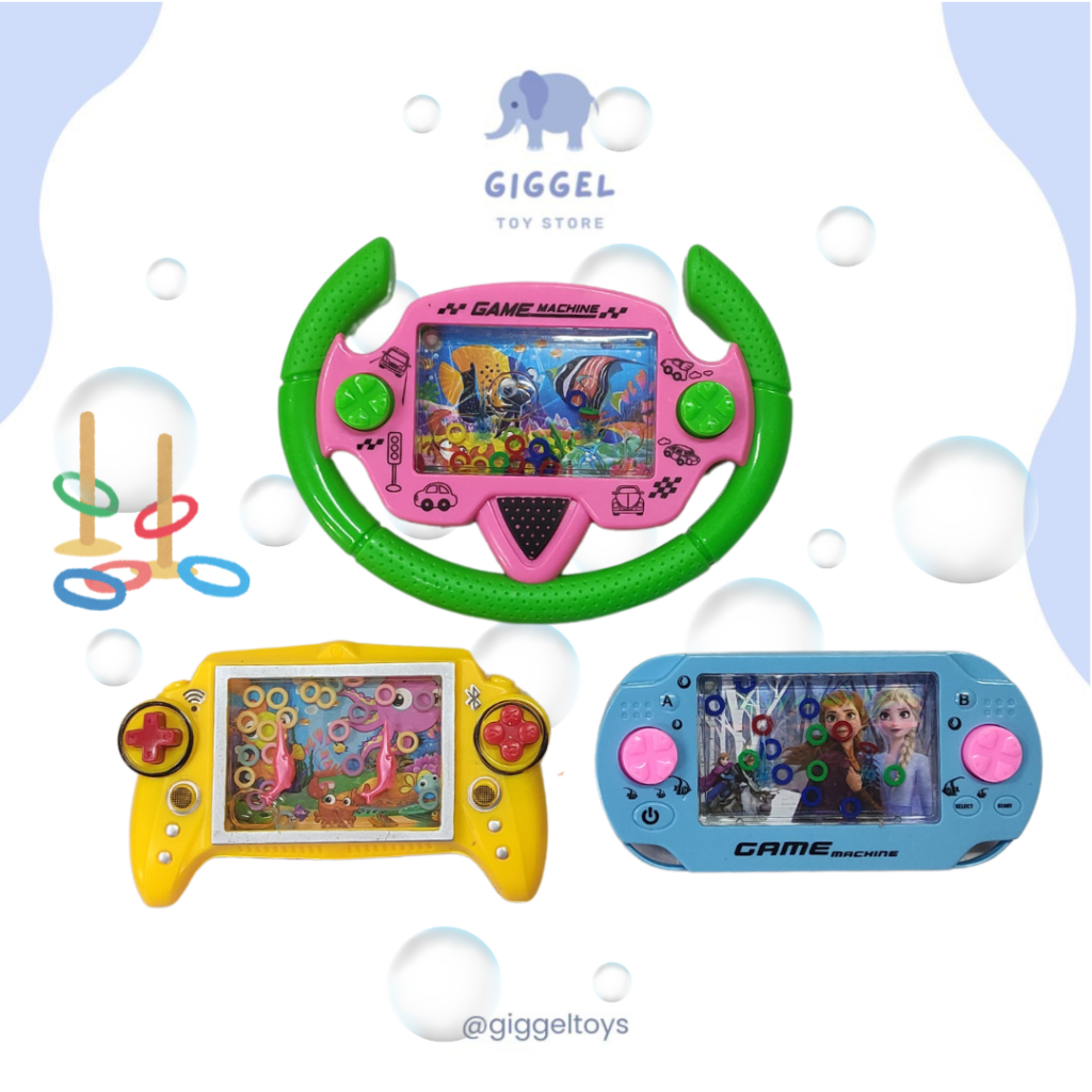 [ Giggel ] Mainan Anak WATER GAME GIMBOT AIR/ mainan air ring / gimbot / mainan jadul