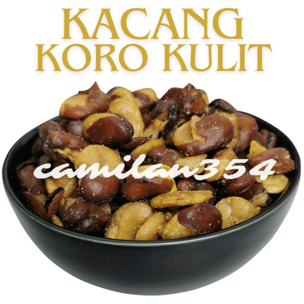 

[TERLARIS] Kacang Koro Kulit Gurih Asin - 1KG / Snack Kiloan 1000GR