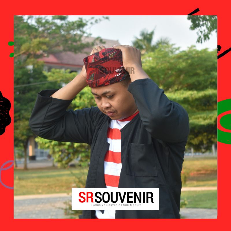 Tongkosan Madura | Udeng Bangsawan Madura | Adat Madura (Adjustable)