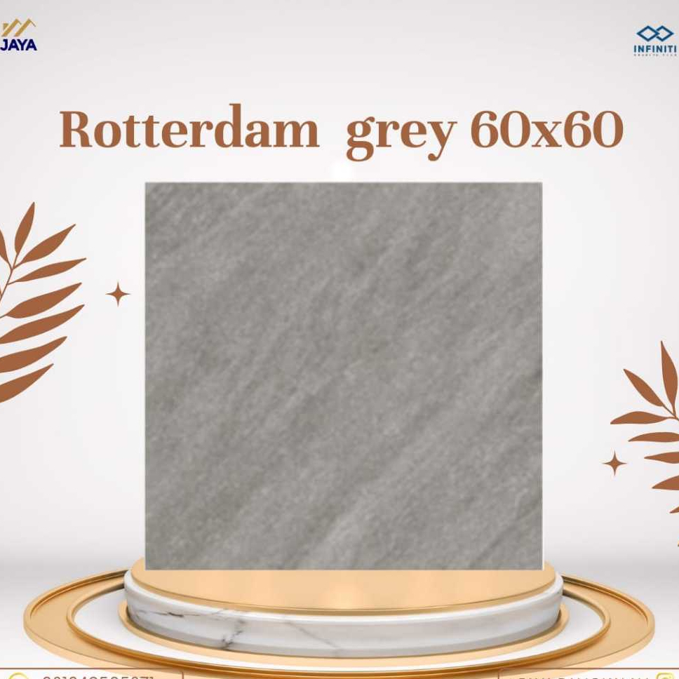 GRANIT LANTAI MATTE ROTTERDAM GREY 60 X 60 INFINITI