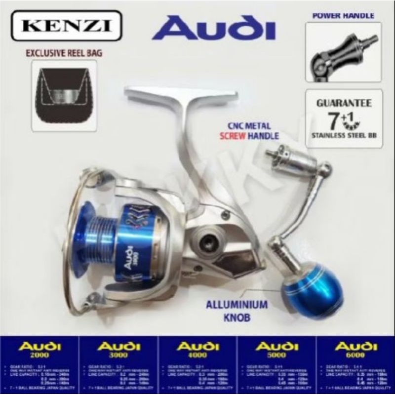 reel pancing kenzi audi power handle