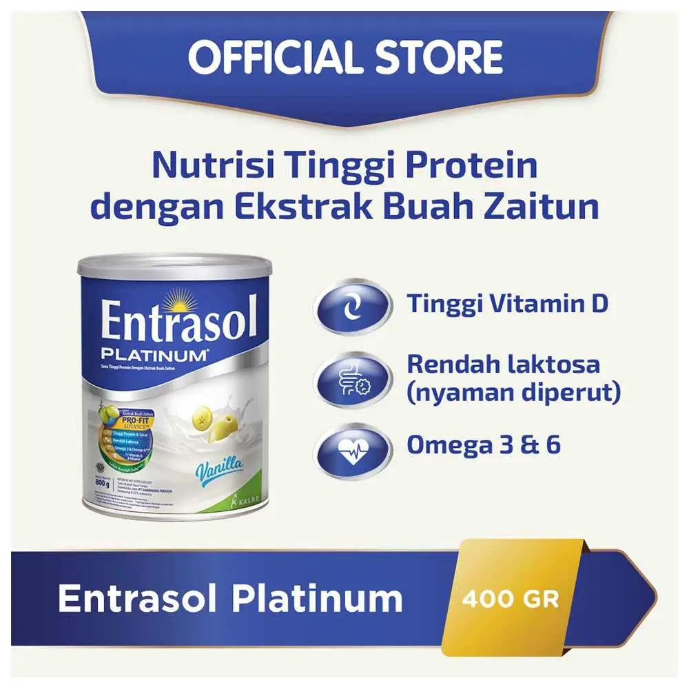 

entrasol platinum minuman serbuk vanila 400gr