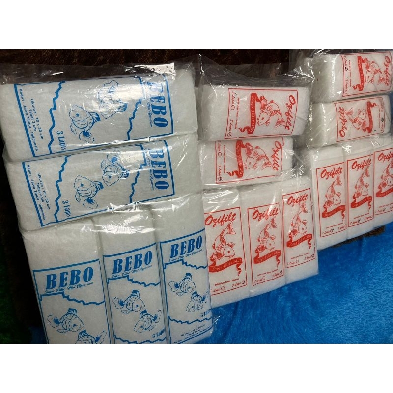 (Paket Ramah Poll) Kapas Filter Aquarium/Penyaring air aquarium & Aquascape/Filter Air Aquarium