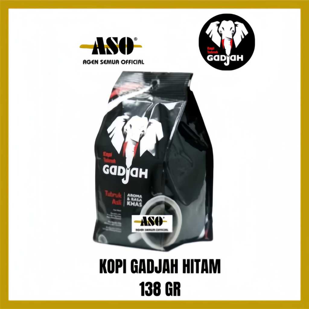 

KOPI GADJAH TUBRUK HITAM 138gr PROMO !!!