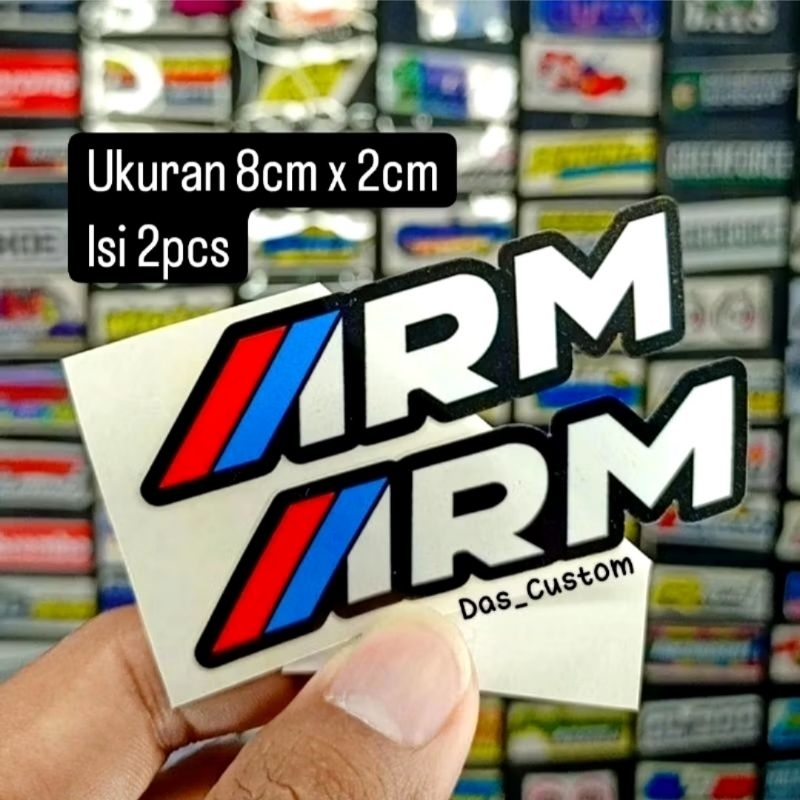 

sticker 4RM printing sudah potong pola