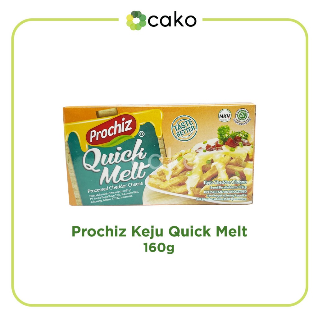 

Keju Prochiz Quick Melt / Keju Cheddar 160gr