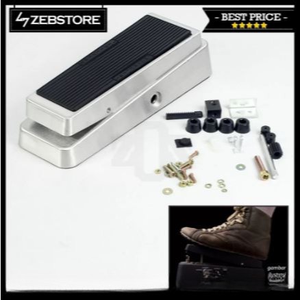 Kotak Material Box Case Effect Pedal Wah Wah Gitar Bass GEP2 Aluminium