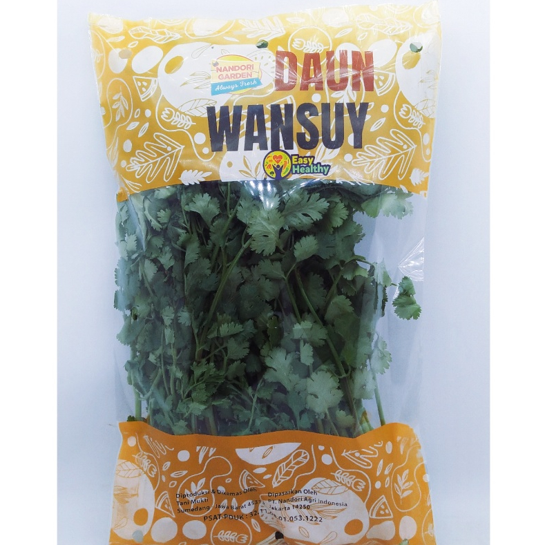 

Nandori Garden Daun Ketumbar/ Wansuy/Coriander Leaf Segar 200GR