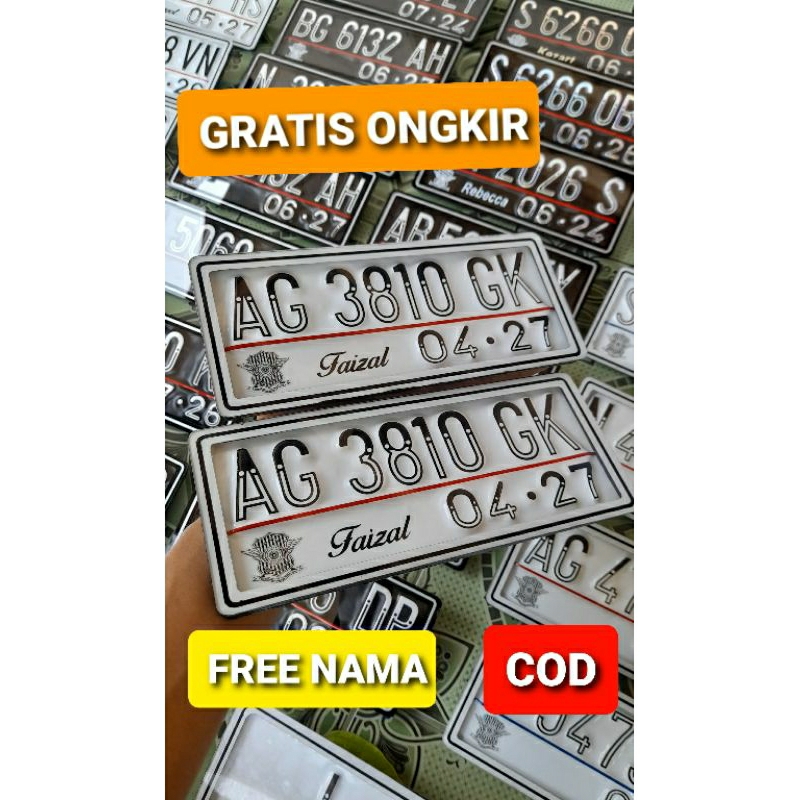 PLAT MIKA MOTOR AKRILIK PLAT NOMER MIKA AKRILIK