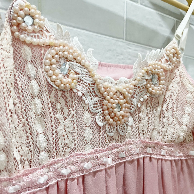 Dress pink remaja wanita