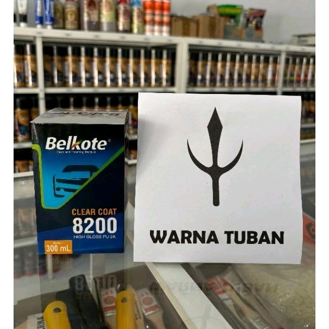 Belkote PU 2K 8200 Clear Gloss 300 ml // Clear Gloss Belkote 8200 PU 2K // Vernish Belkote 8200 PU 2