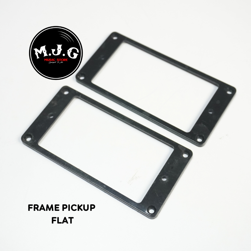 frame bingkai pickup gitar elektrik hitam tebal - ibz style