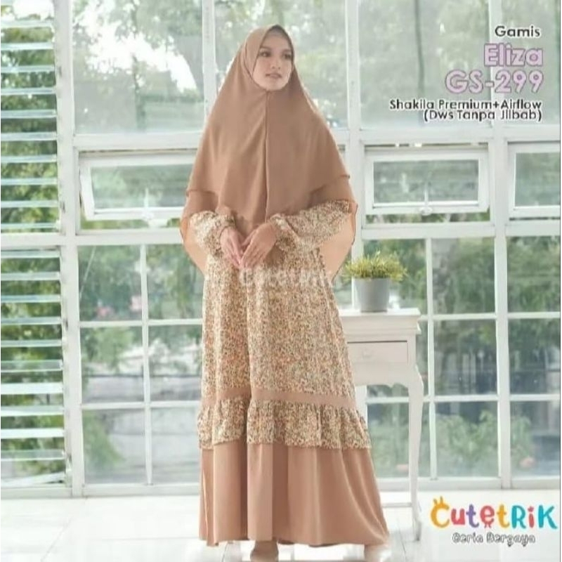 CUTETRIK Gamis Dewasa Gamis Eliza