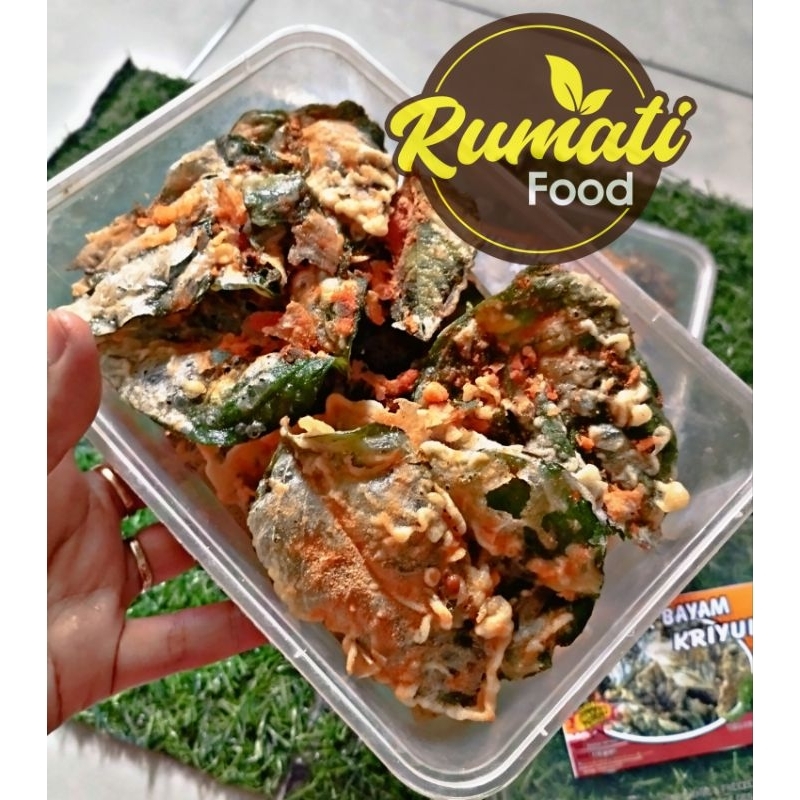 

KRIPIK BAYAM KRIYUK RASA ORIGINAL DAN BALADO 110g by rumati food