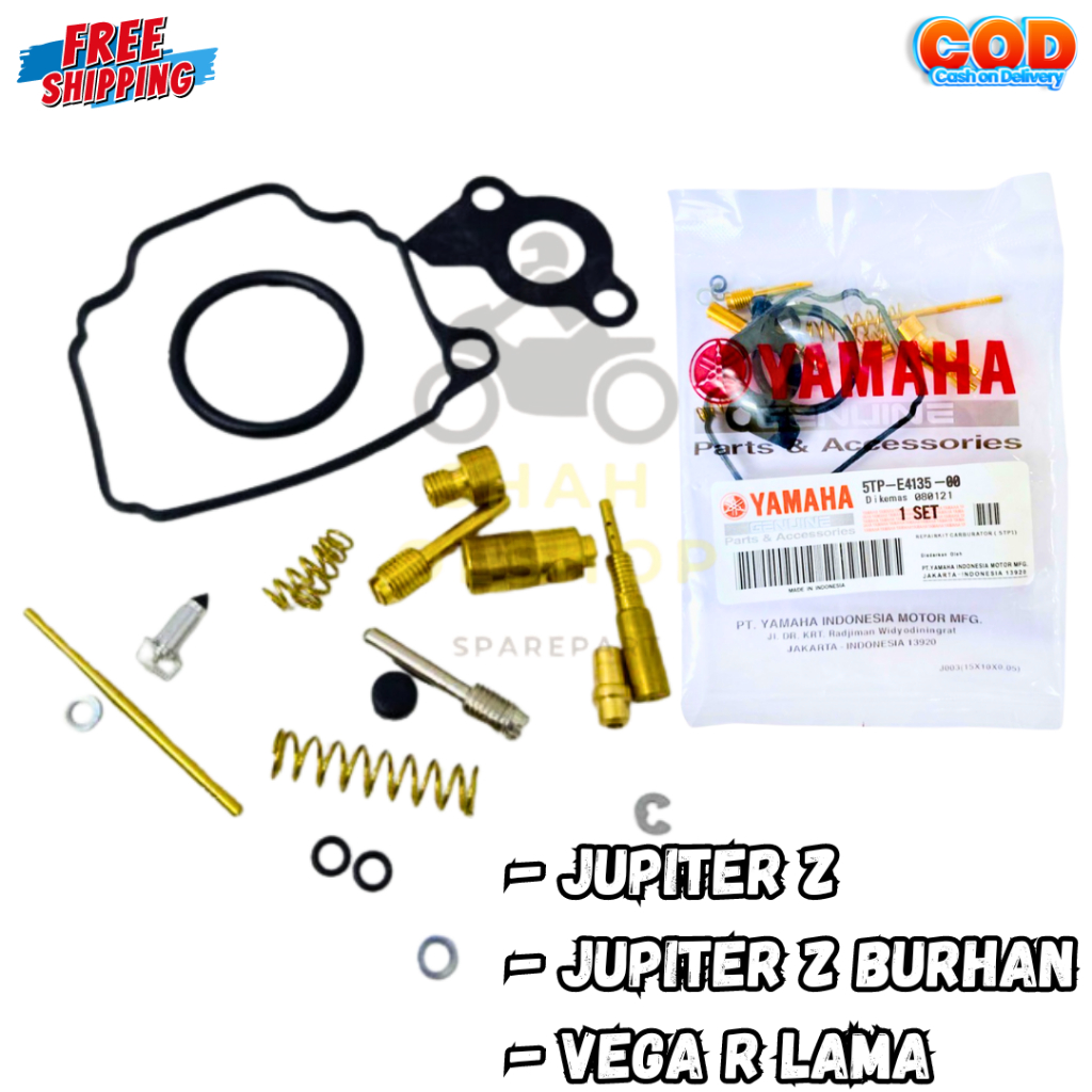 Repair Kit Parkit Karbu Karburator Yamaha Jupiter z Vega r Repairkit Jupiter Z Vega R 5TP