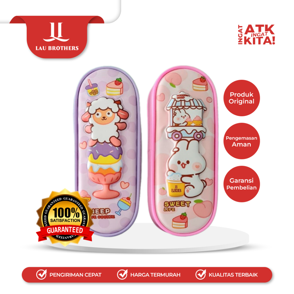 

XIAOLINGJING TEMPAT PENSIL BONEKA LUCU BD-996-D (1PC)