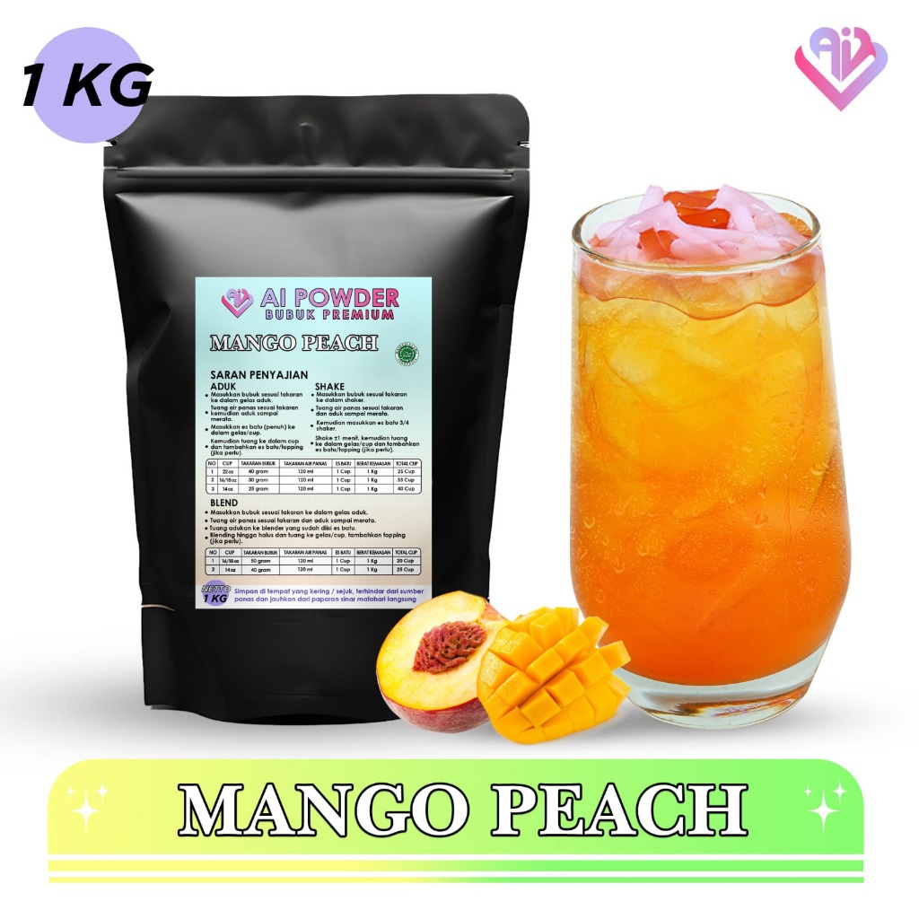 

Mango Peach Lemonade Bubuk Minuman Premium Instan 1Kg