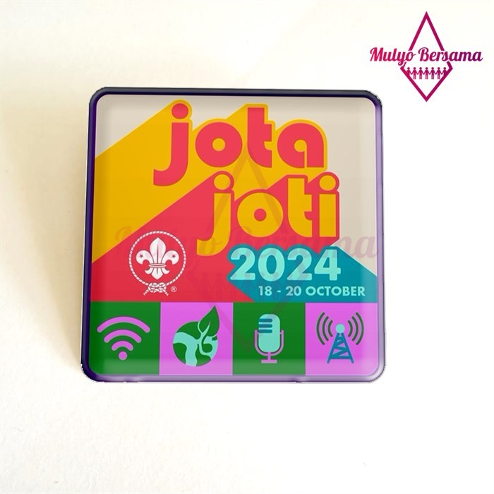 Emblem Pramuka Scout Jota Joti WOSM Pin Jota Joti 2024 Jambore