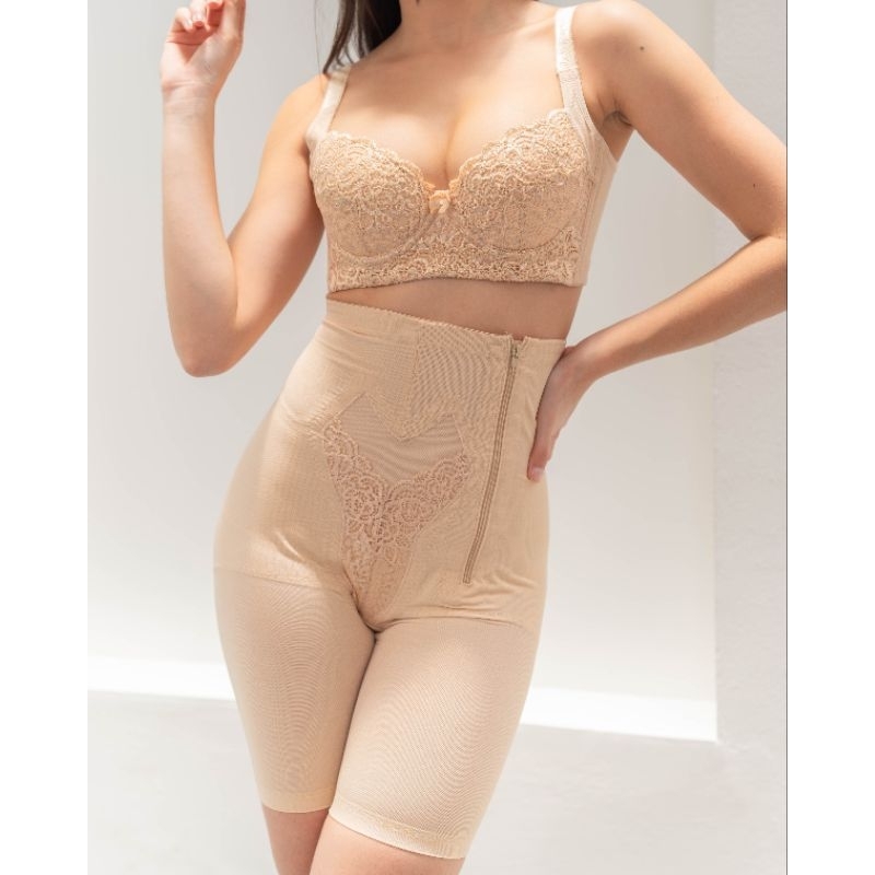 FIORI Celana GRAZIELLA SLIM GIRDLE Germanium | Celana Pengencang Perut Pinggang Paha