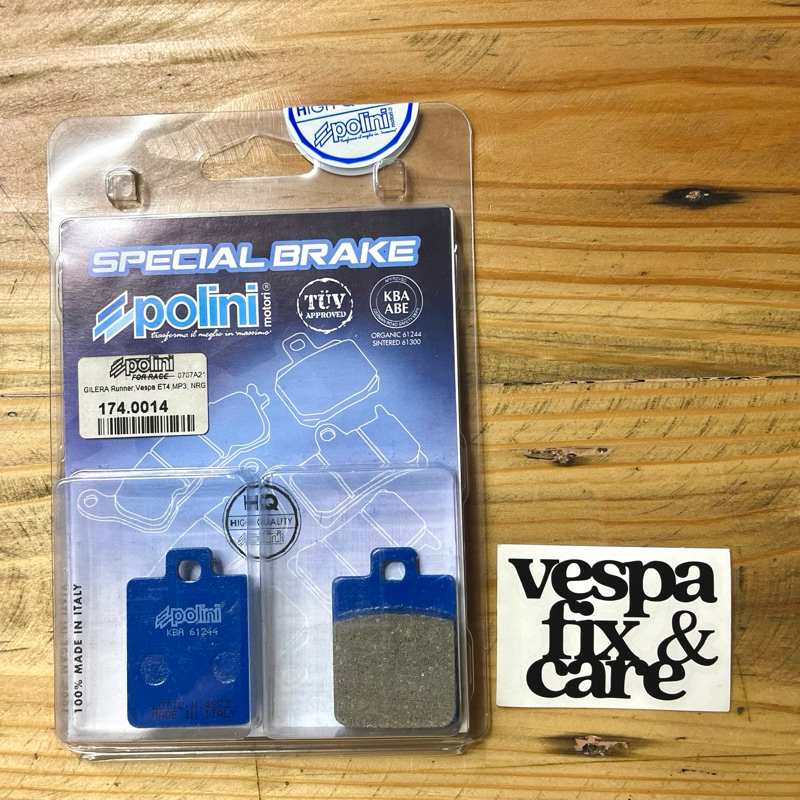 Kampas rem depan Polini Vespa Lx S Primavera
