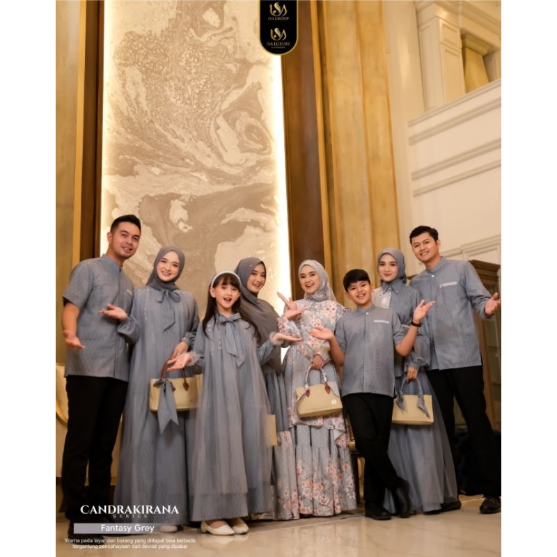 FAMSET SARIMBIT CHANDRAKIRANA BY ISA HIJAB ISA LUXURY SARIMBIT 2025