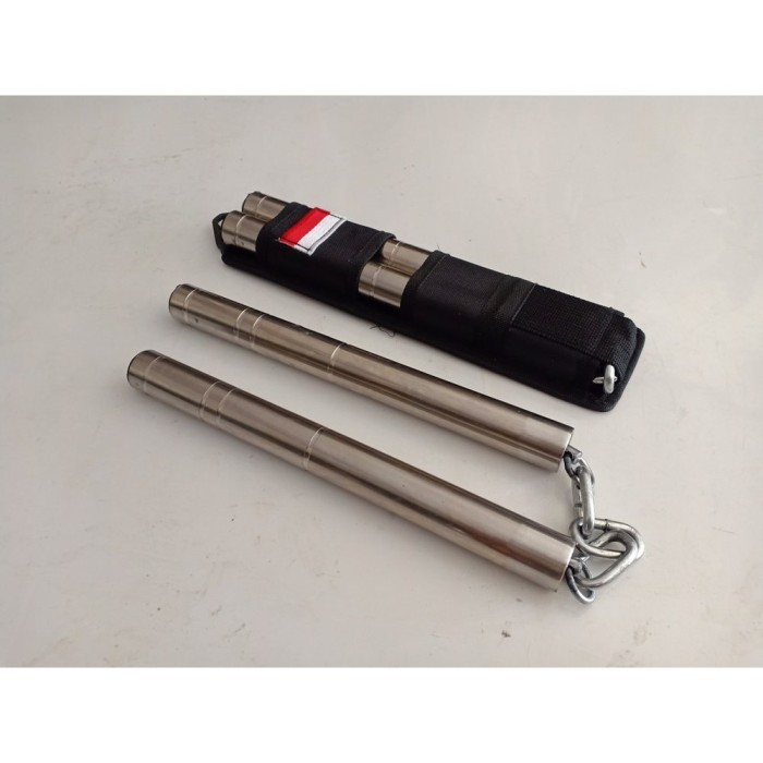 double stick stainless dobel stik + sarung