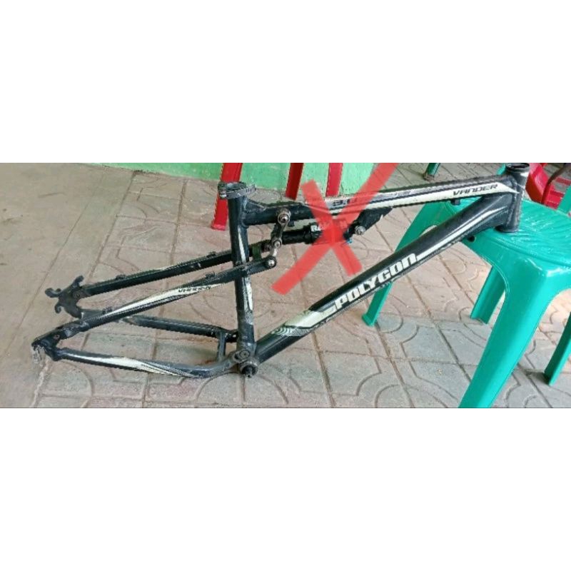 Frame Alloy Polygon Vander 3.0 tanpa rearshock