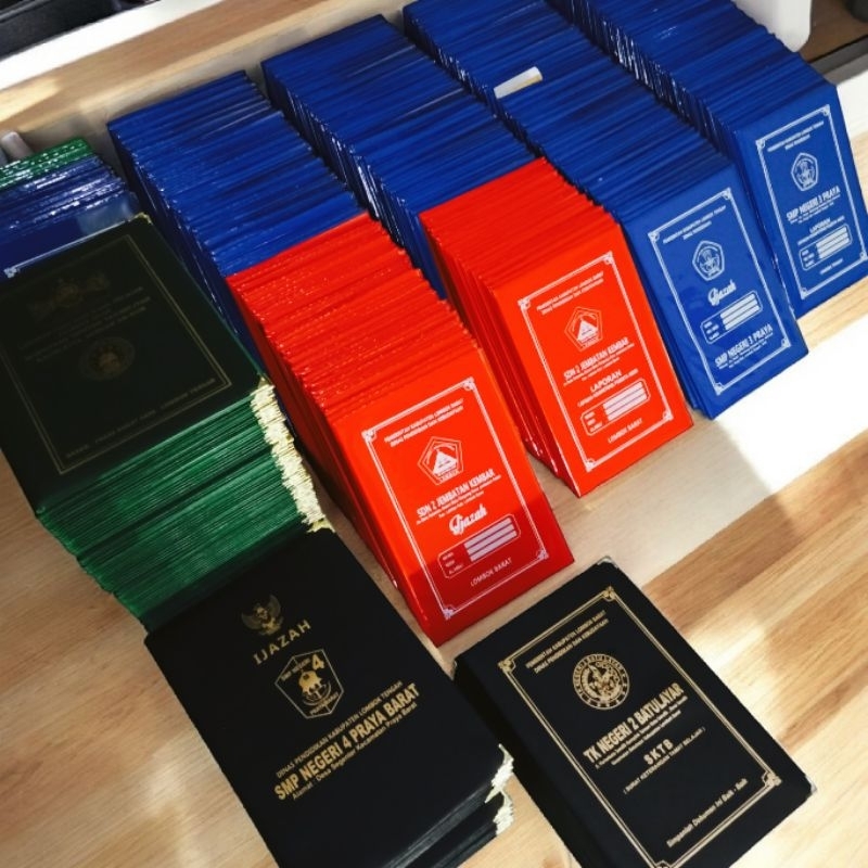 

Sampul Raport Sekolah Bahan Glosy Mika