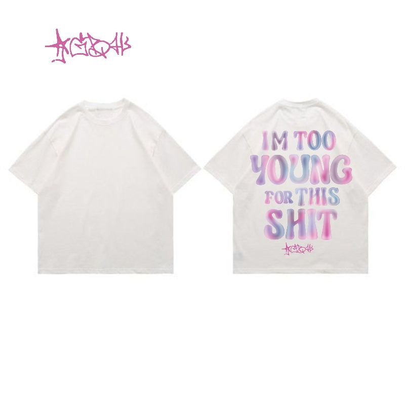 GBH Studios "I'M TOO YOUNG FOR THIS S**T" T-shirt Oversize unisex combed 24s