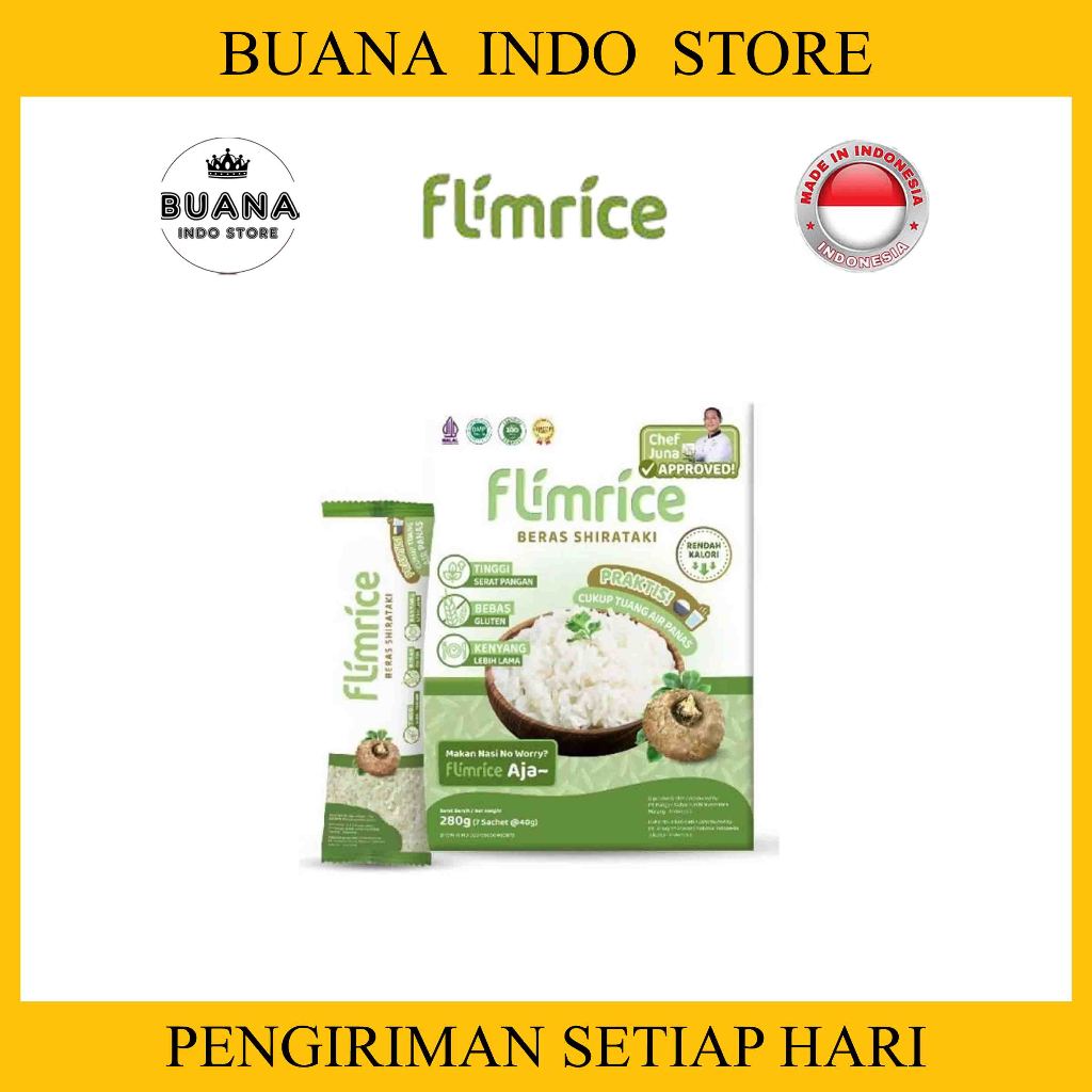 

Flimrice Nasi Shirataki (Nasi Diet) - 1 box isi 7 sachet