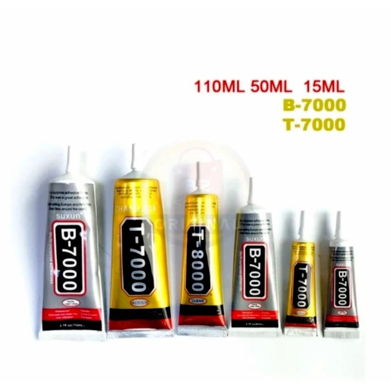 

LEM LCD T7000 isi Hitam - Bening 15ml, 50ml, 110ml.